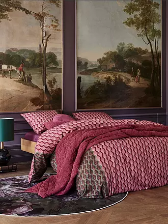ESSENZA | Satin Bettwäsche 70x90cm/140x200cm TESSE Cherry Red | 